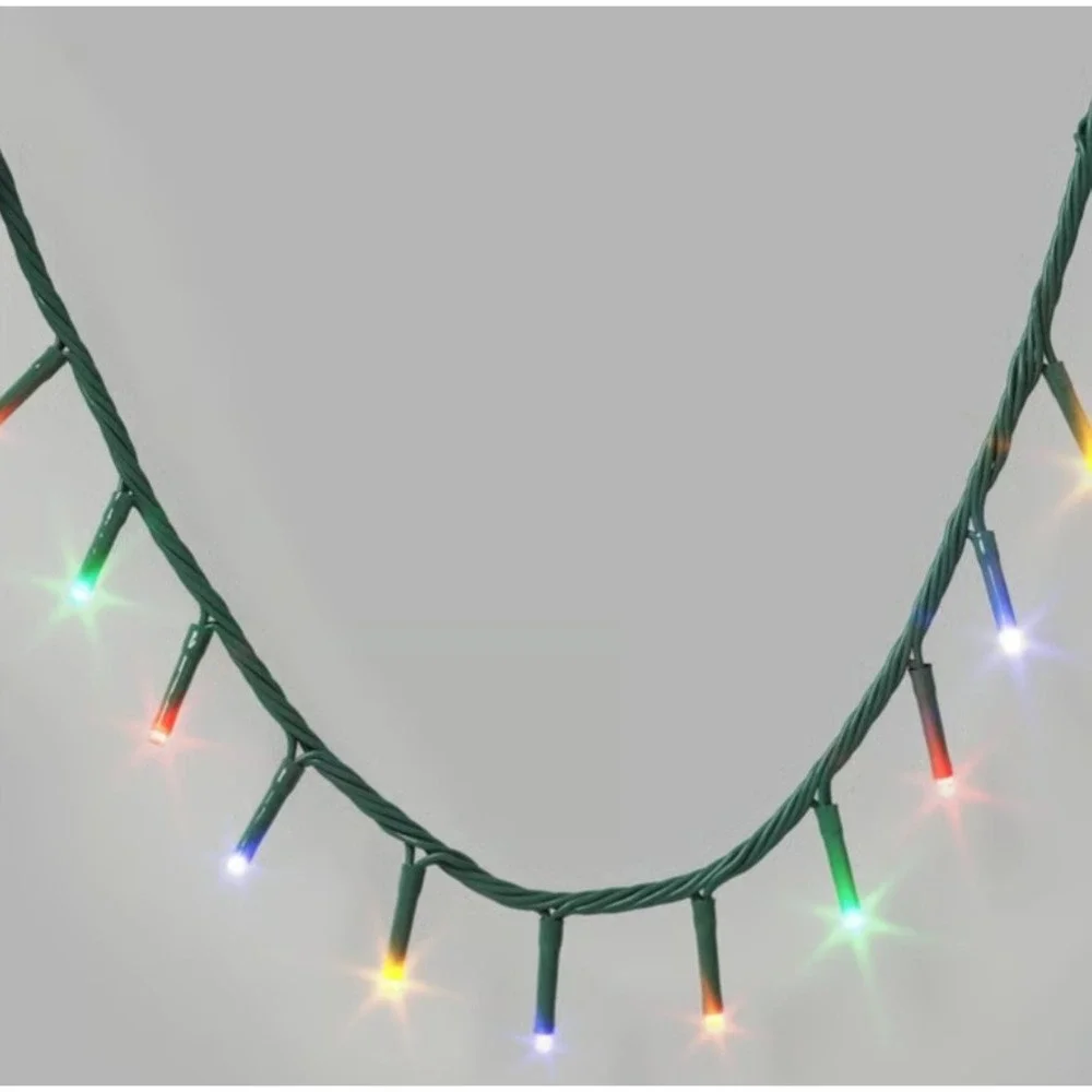 Wondershop Target LED Micro String Lights Type B 100 Count Multicolor Green Wire